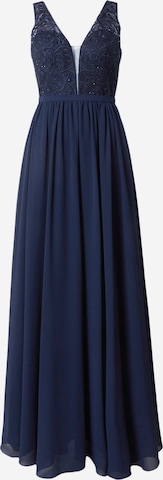 Laona Společenské šaty – modrá: přední strana