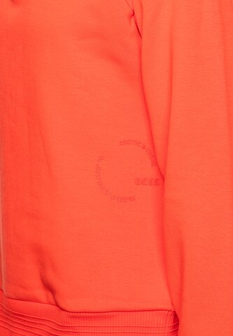 BOSS Sweatshirt 'Saggel' in Orange