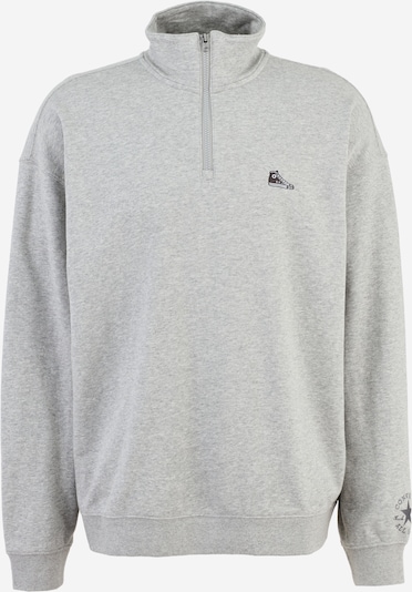 CONVERSE Sweater majica 'SNKER PATCH' veličine S u antracit siva / siva melange, Pregled proizvoda