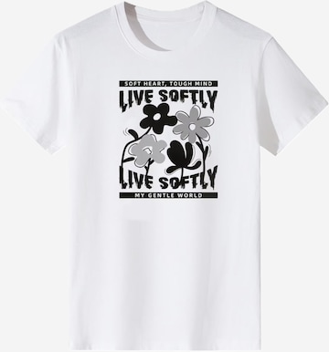 T-shirt LapaPlus en blanc : devant