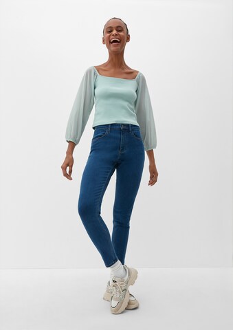 T-shirt QS en bleu
