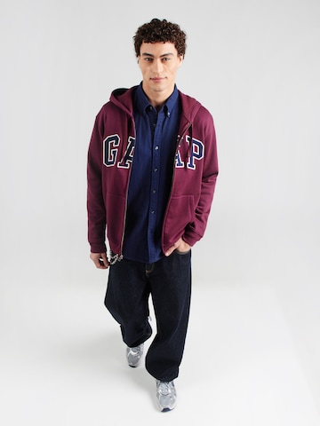 Regular fit Cămașă de la Abercrombie & Fitch pe albastru