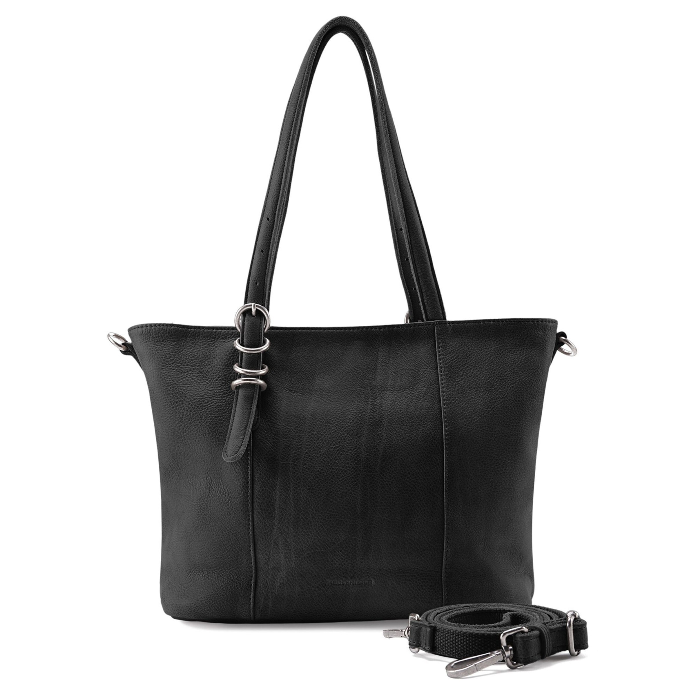 FREDsBRUDER Shopper 'Ride Easy' in Black: front