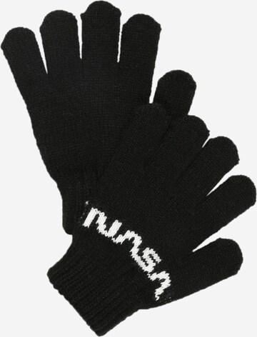 Mister Tee Gloves 'NASA' in Black: front