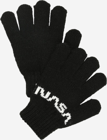 Gants 'NASA' Mister Tee en noir : devant