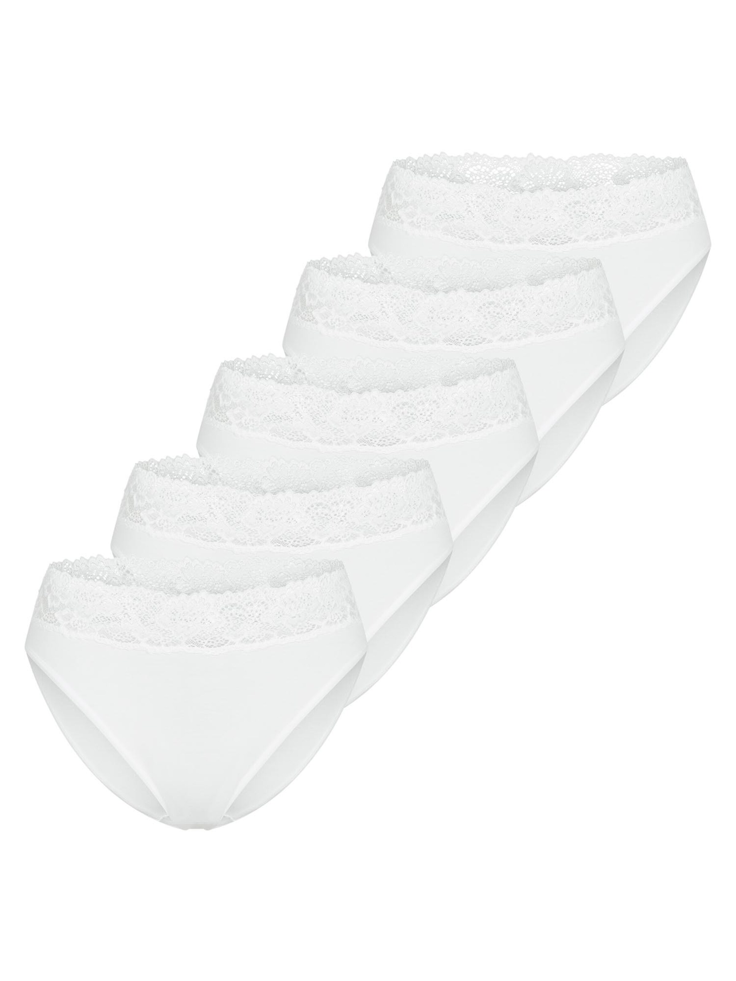 Nina von C. Panty 'Slipboutique' in White: front