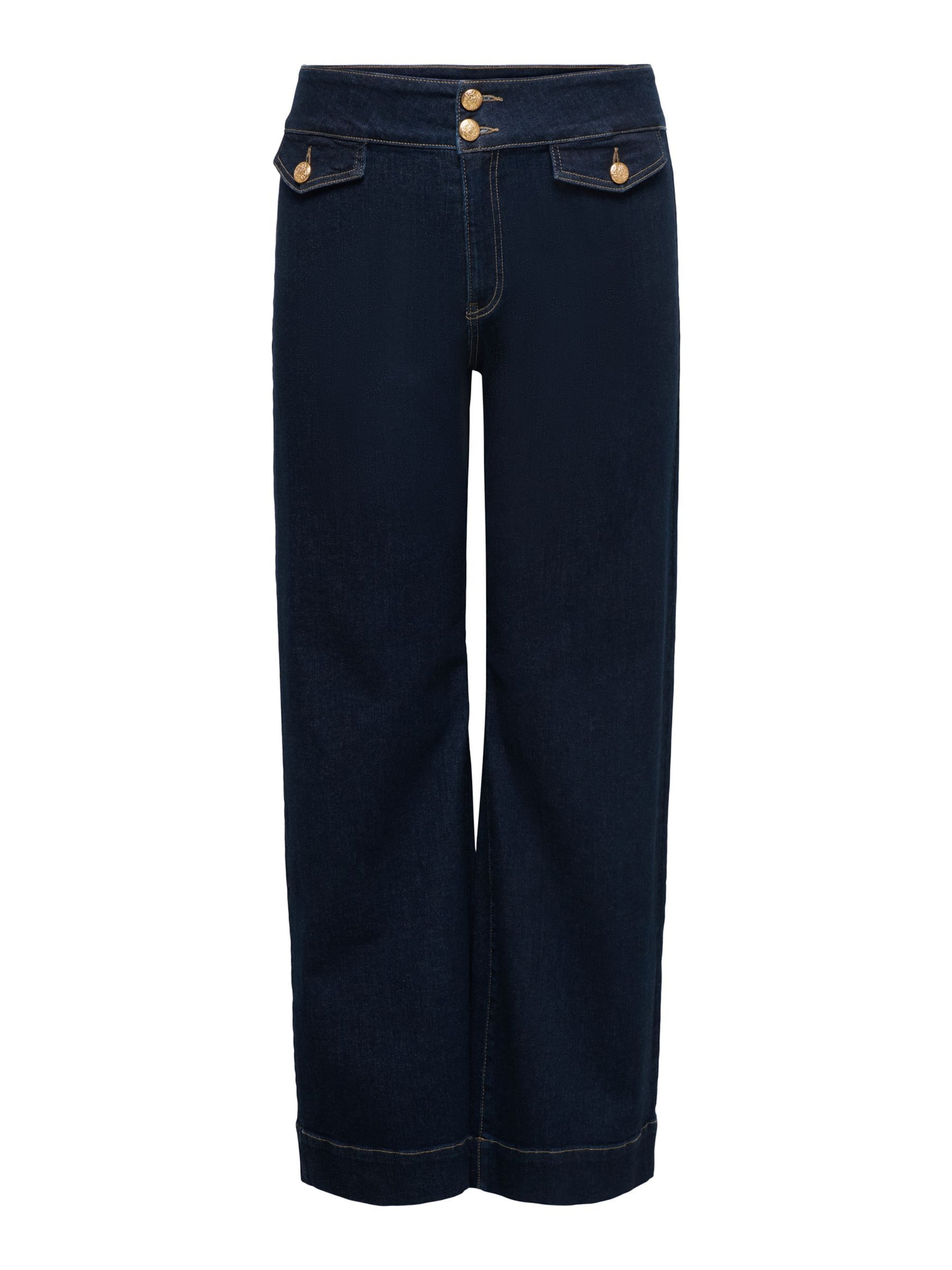 ONLY Carmakoma Wide leg Jeans in Blue: front