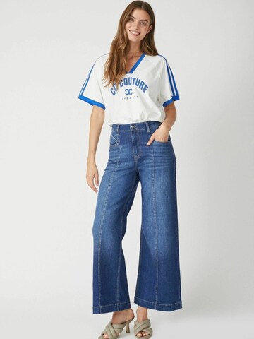 co'couture Zvonové kalhoty Džíny 'Tyler' – modrá