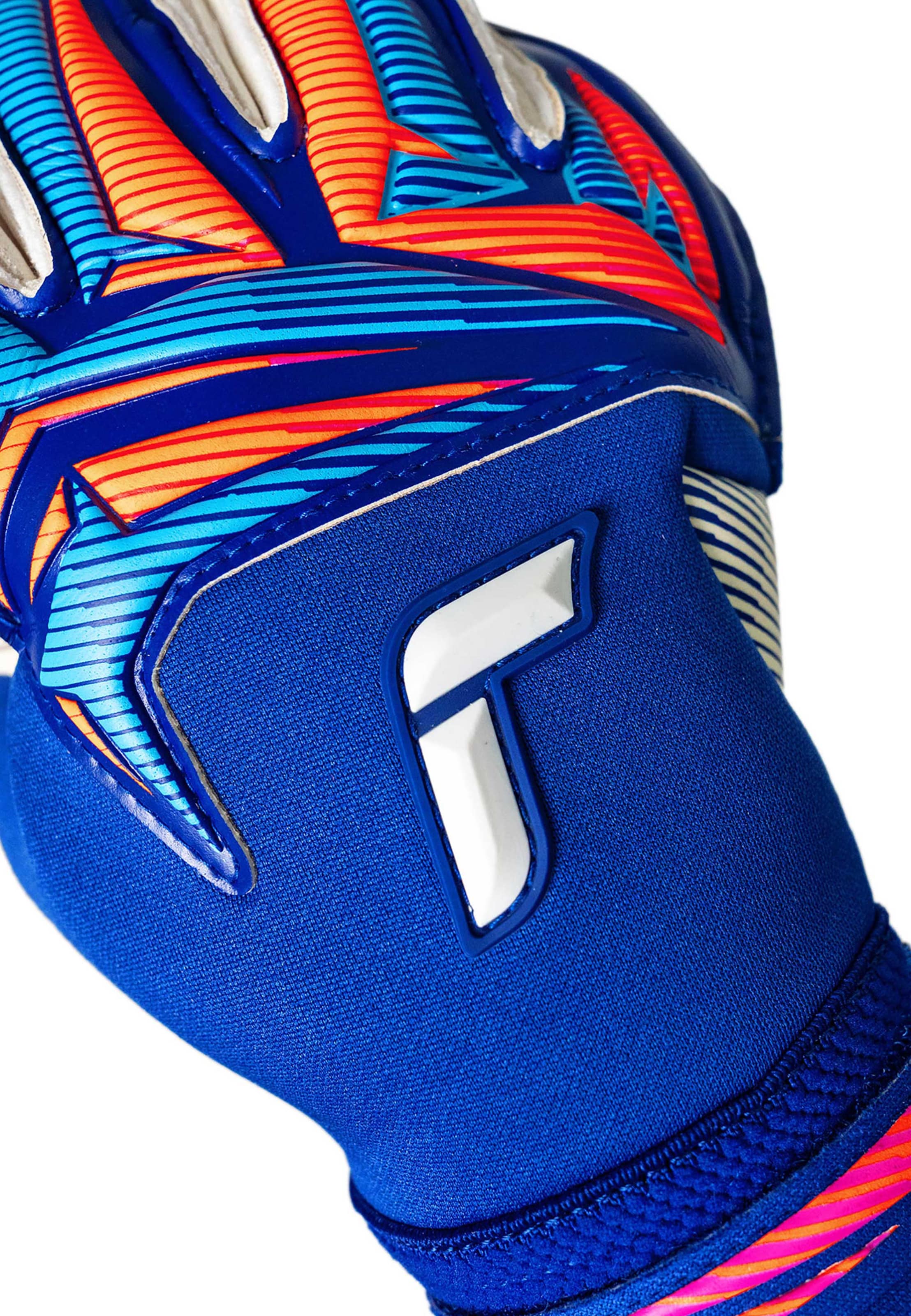 REUSCH Torwarthandschuhe 'Attrakt Gold X Roll Finger' in Blau