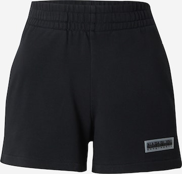 NAPAPIJRI Regular Shorts 'IAATO' in Schwarz: predná strana