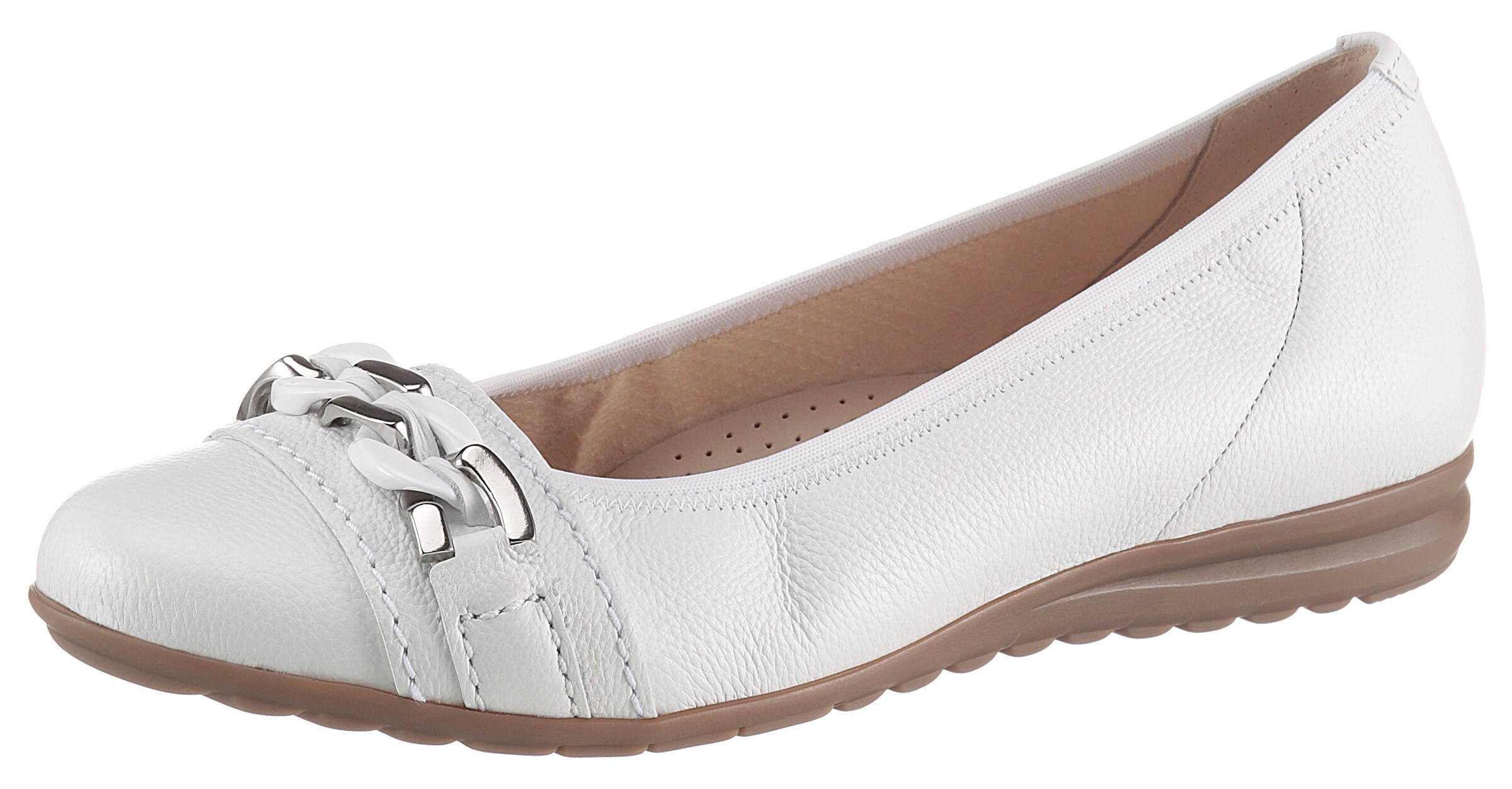 Zilveren GABOR Ballerina's 025 | Omoda