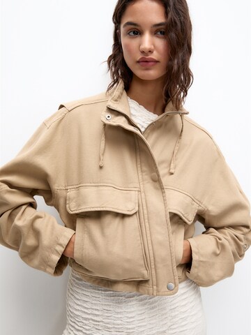 Pull&Bear Tussenjas in Beige