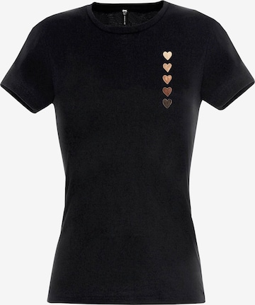 RMK Shirt 'Herz' in Black: front
