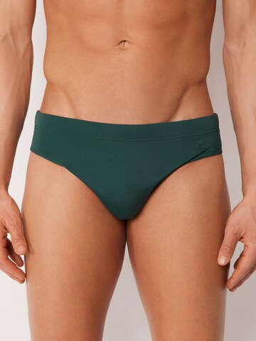 CALZEDONIA Swim Trunks 'Rio' in Green: front