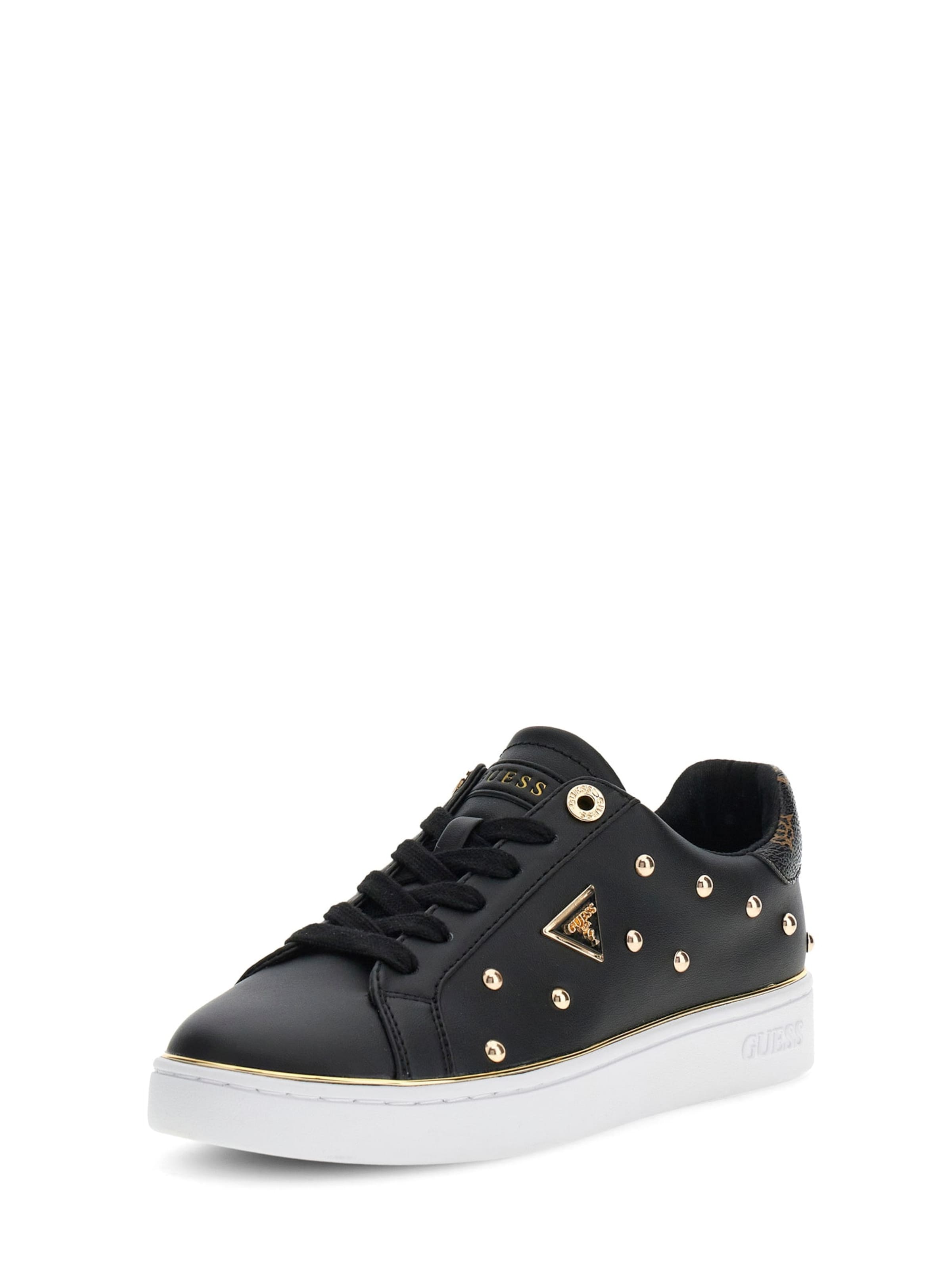 GUESSNiske tenisice 'Bonitah' - crna boja: prednji dio