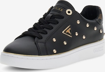 GUESSNiske tenisice 'Bonitah' - crna boja: prednji dio