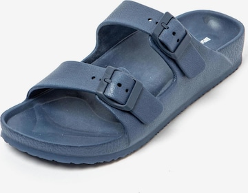 Brasileras - Zapatos abiertos 'Coastal' en azul: frente