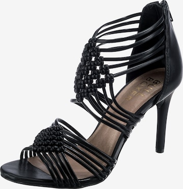 BULLBOXER Strap Sandals in Black: front