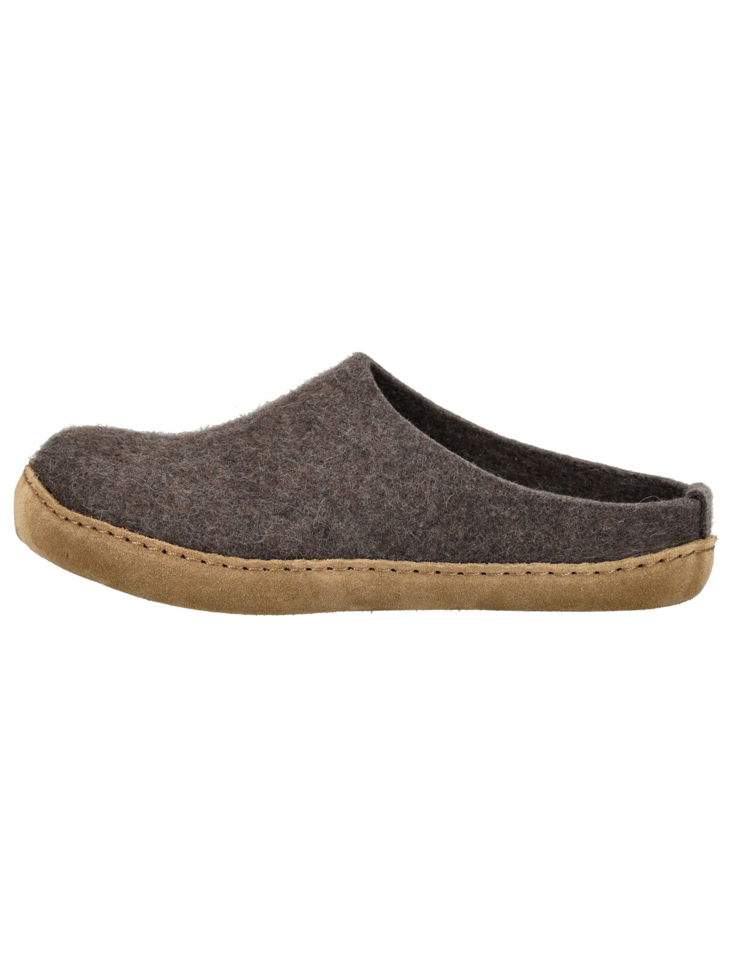 HAFLINGER Slippers in Brown