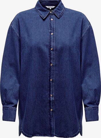 ONLY Blouse 'Malin' in Blue: front