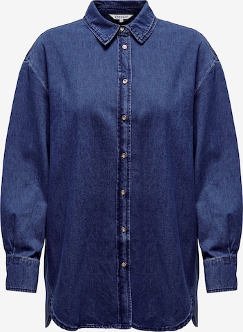 ONLY Blouse 'Malin' in Blauw: voorkant