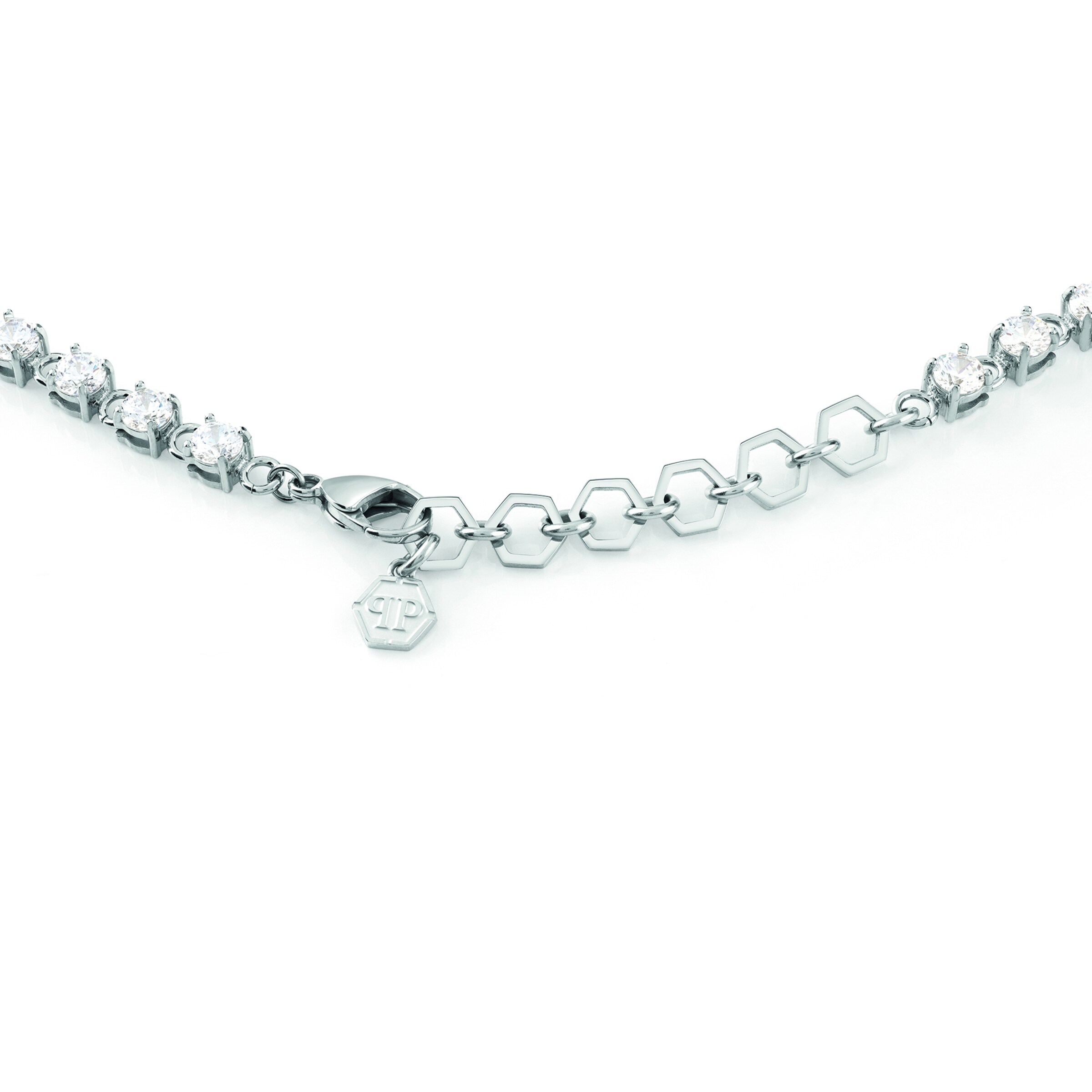 Philipp Plein Jewellery Ketting 'Vanity' in Zilver