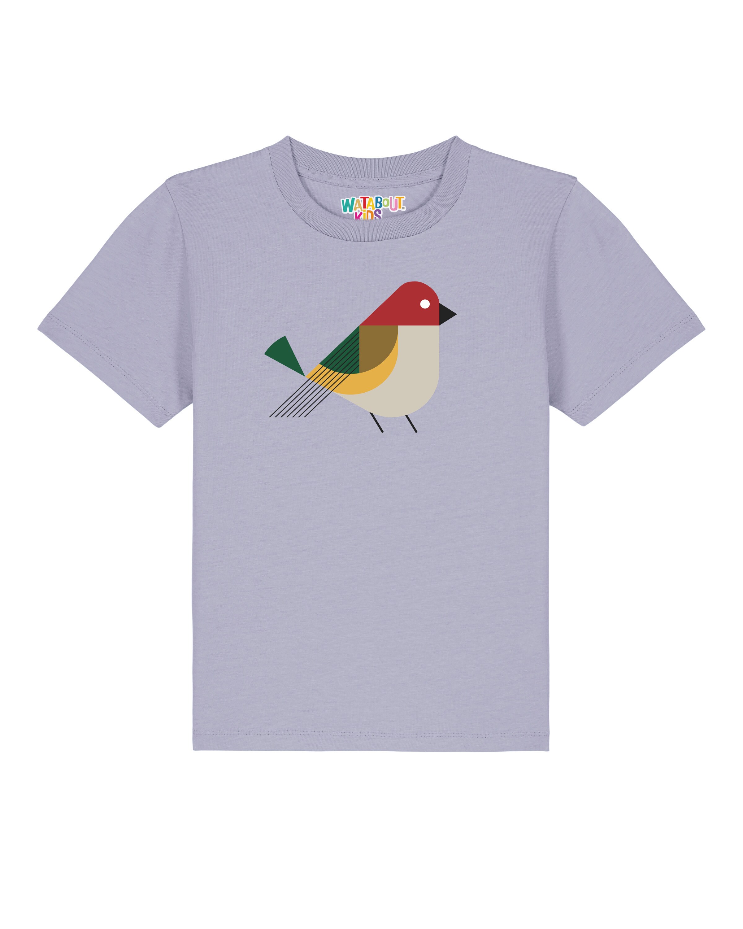 T-Shirt 'Vogel' watabout.kids en violet : devant