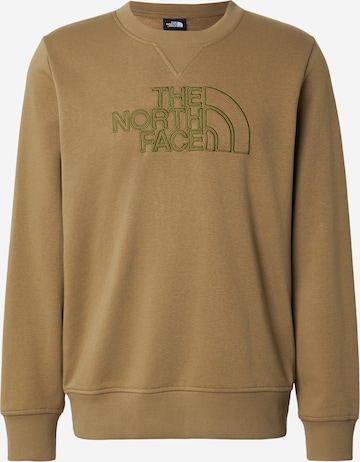 THE NORTH FACE - Sweatshirt 'DREW PEAK' em verde: frente
