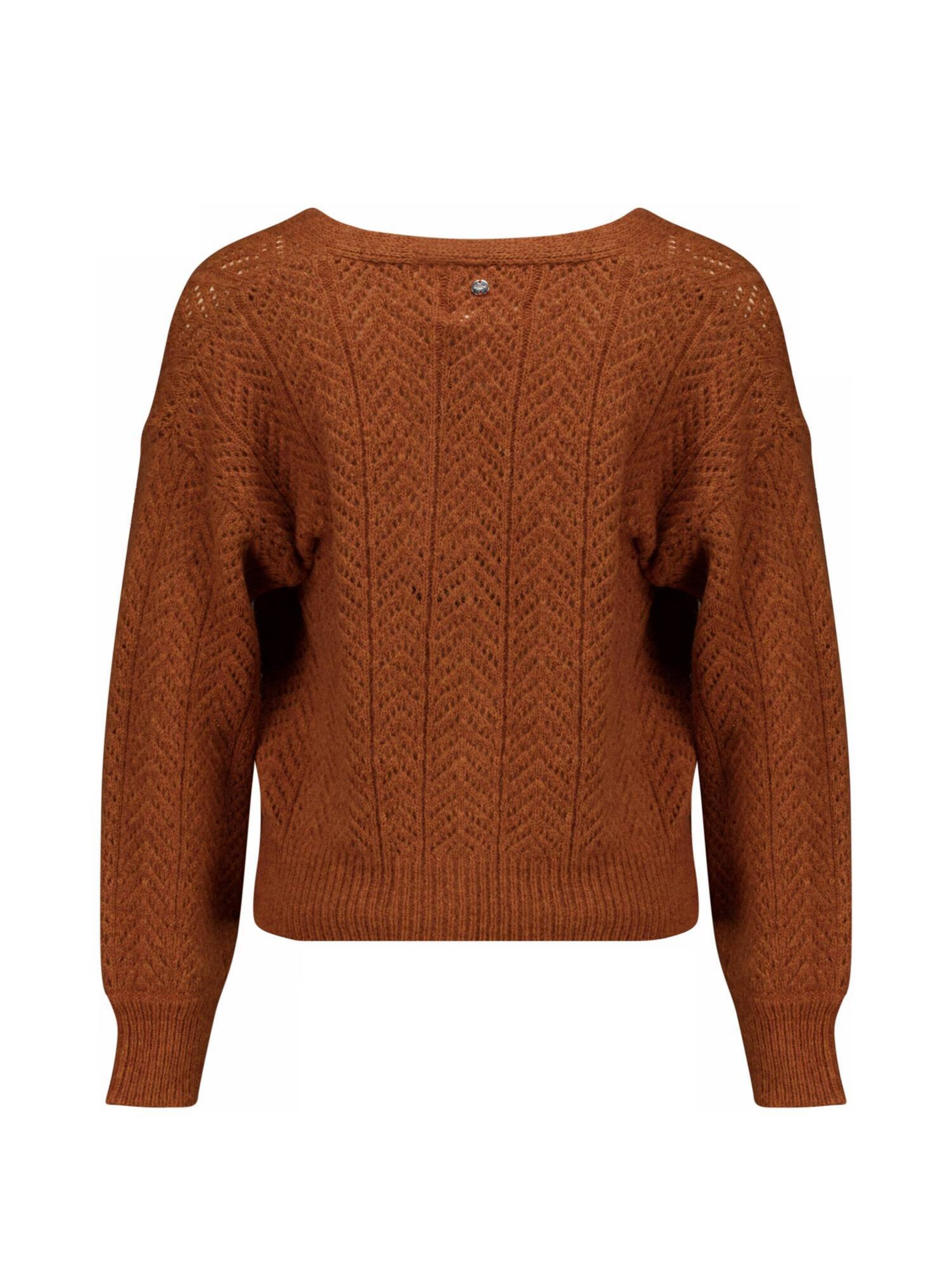 Deeluxe Gebreid vest 'Dorfi' in Oranje