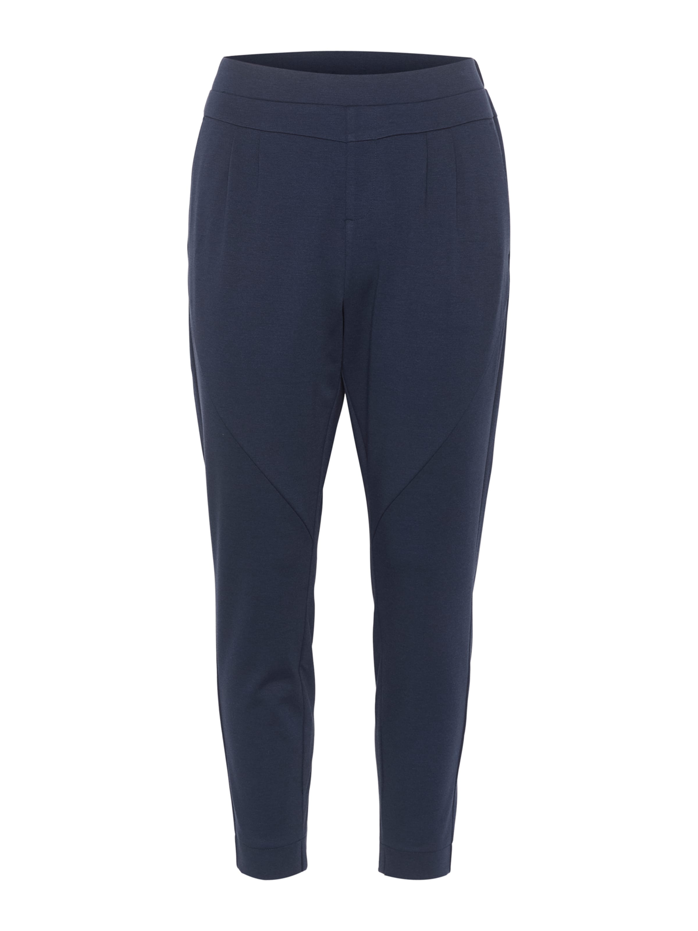 Cream Slimfit Παντελόνι πλισέ 'CR Anett' σε μπλε: μπροστά