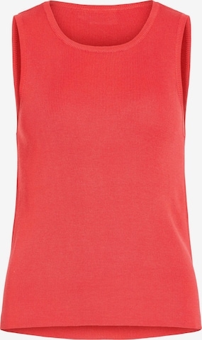 VILA Knitted Top in Red: front
