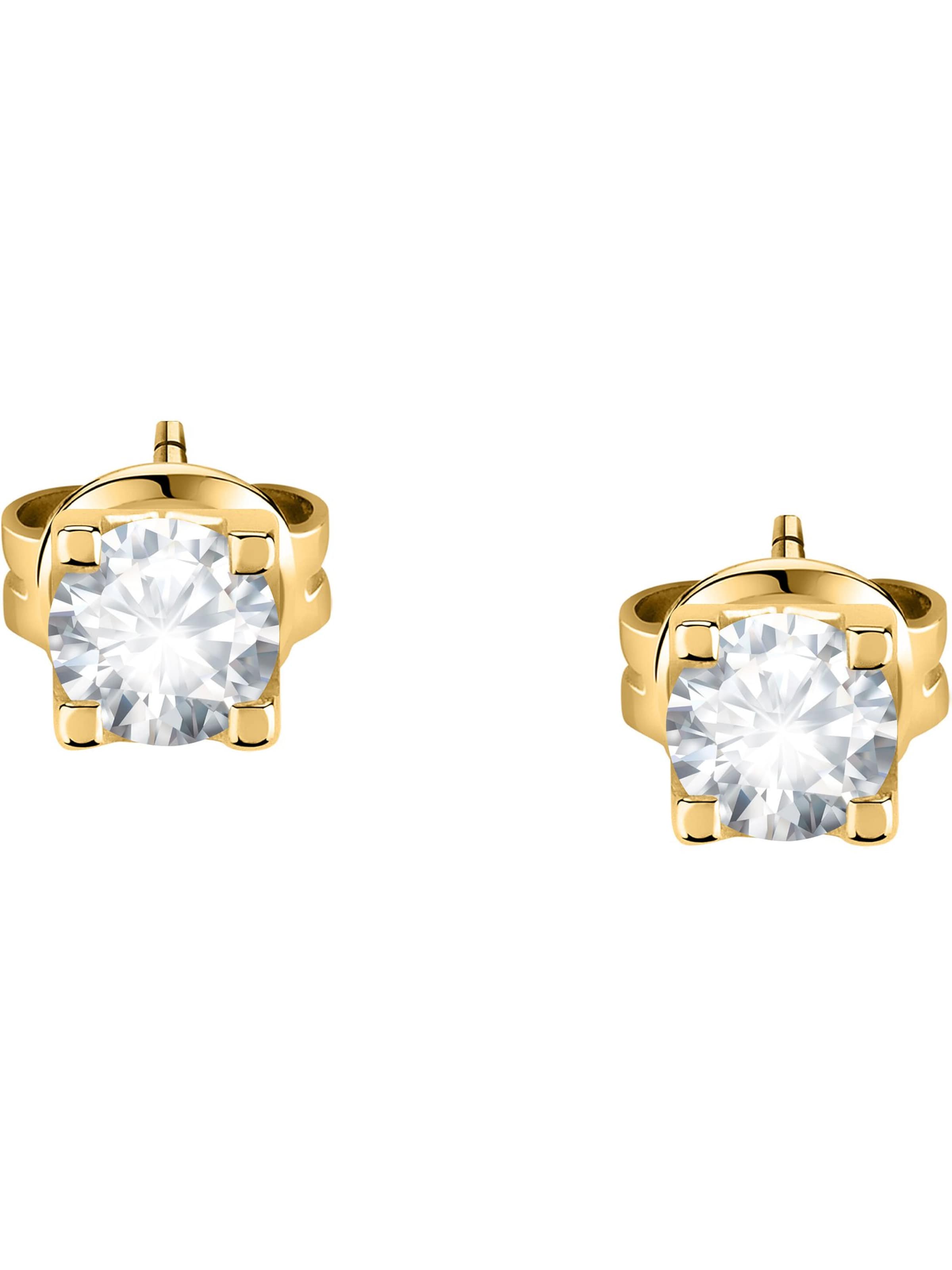 CHRIST Ohrringe in Gold