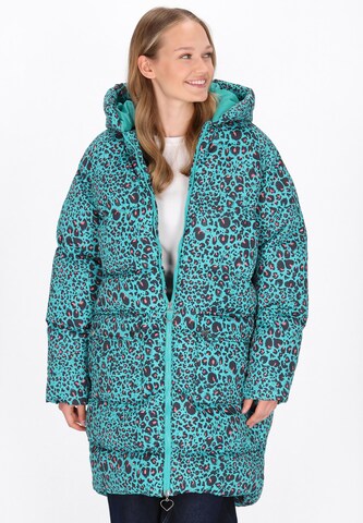 Manteau mi-saison MYMO en bleu : devant