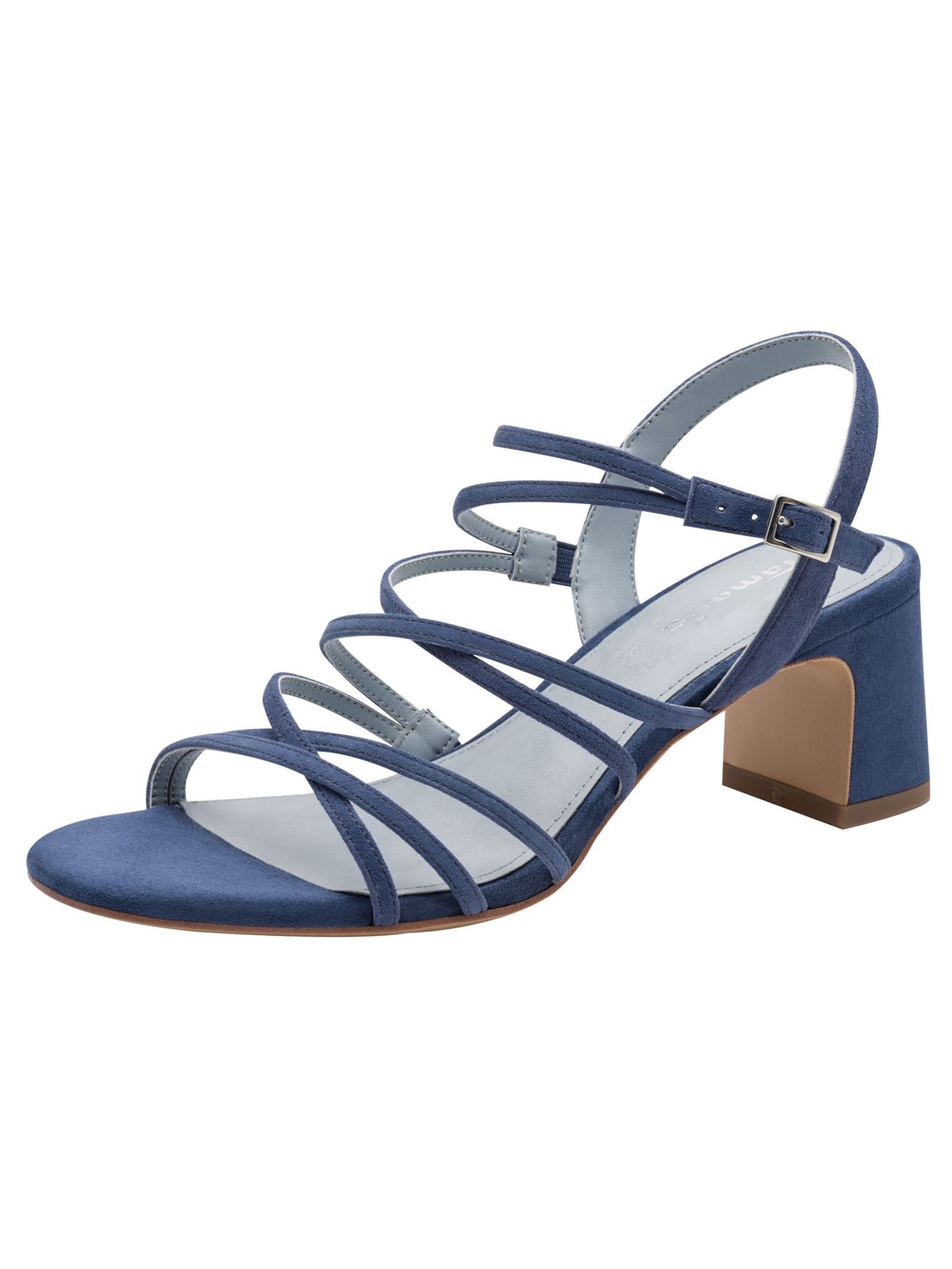 Tamaris Sandale in Blau: Vorderseite