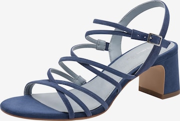 Sandales à lanières Tamaris en bleu : devant