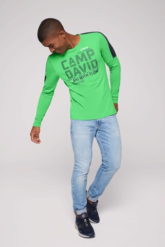 CAMP DAVID Paita värissä vihreä