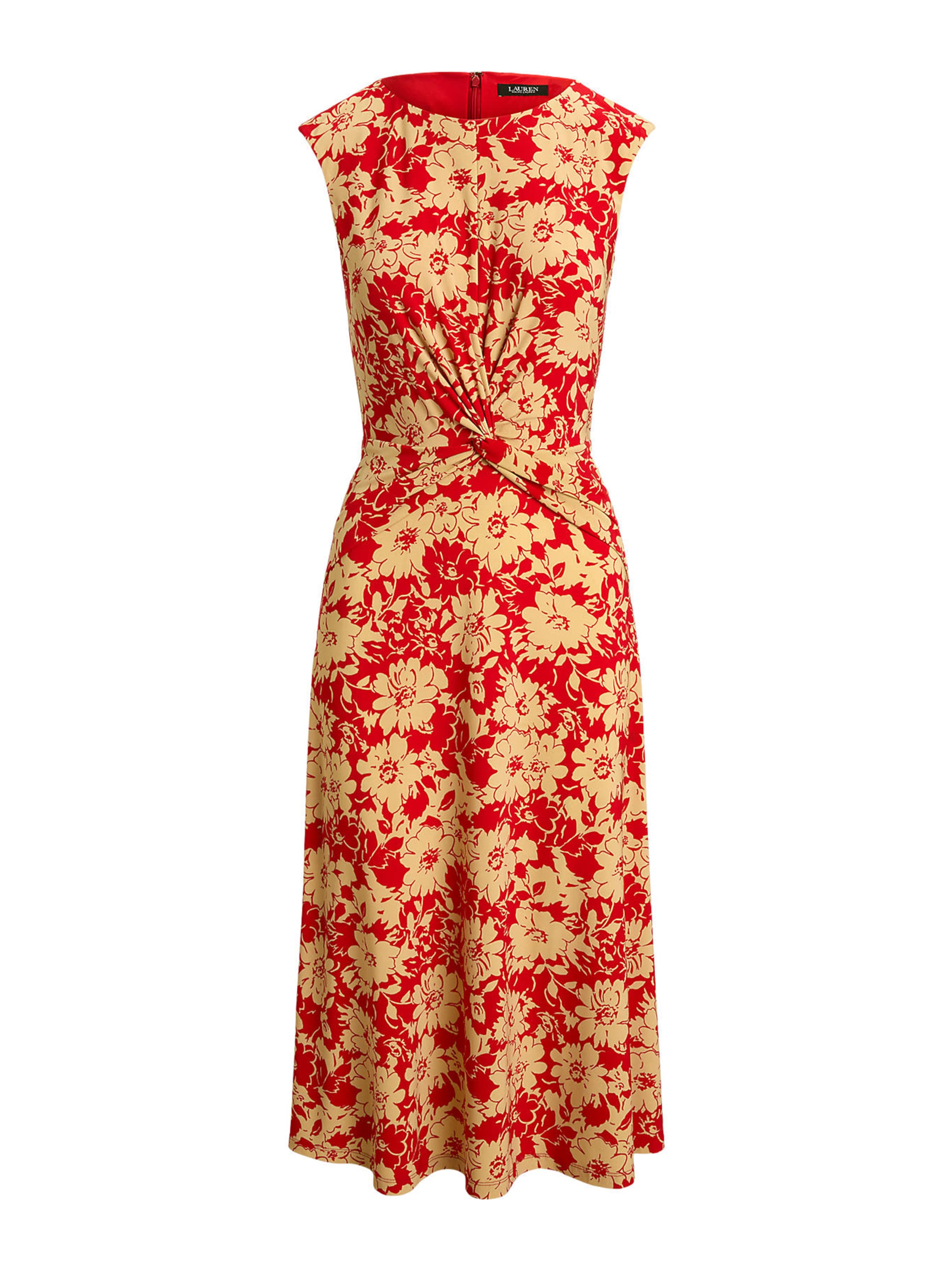 Robe 'CLASSIC' Lauren Ralph Lauren Petite en rouge : devant