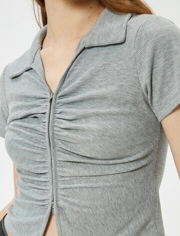 Koton Gebreid vest in Grijs