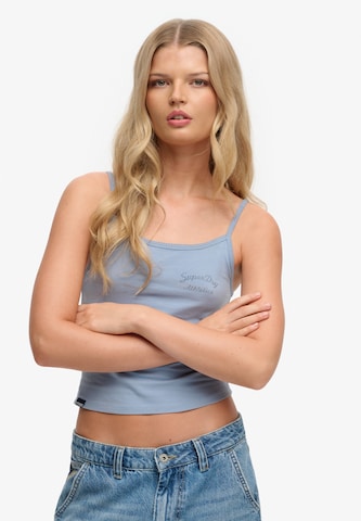 Haut 'Athletics Essentials' Superdry & Co en bleu : devant