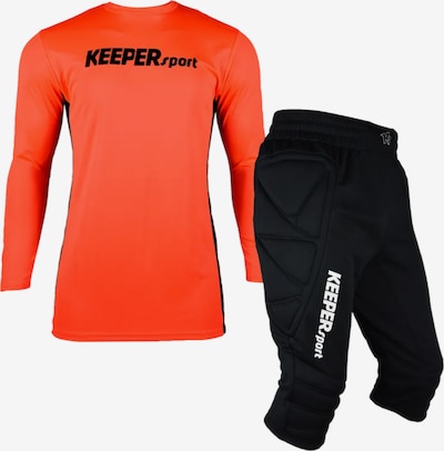 KEEPERsport Odjeća za vježbanje veličine M u ciglasto crvena / crna / bijela, Pregled proizvoda