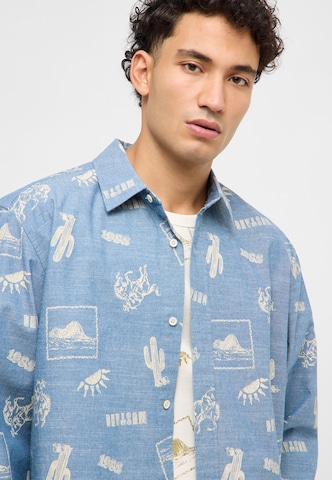 MUSTANG Regular Fit Hemd in Blau