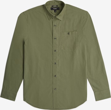 G-STAR Overhemd 'Bristum 2.0 Slim Shirt' in Groen: voorkant