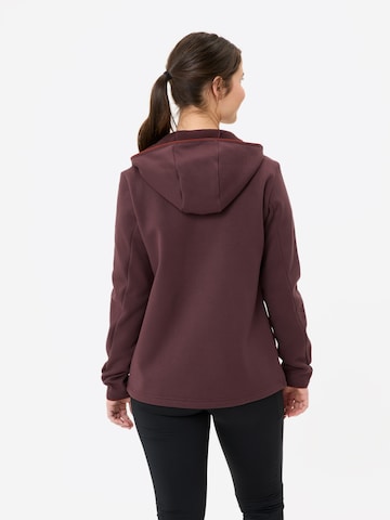 VAUDE Athletic fleece jacket 'Idris' in Red