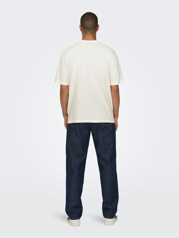 Only & Sons T-Shirt 'MANI' in Weiß