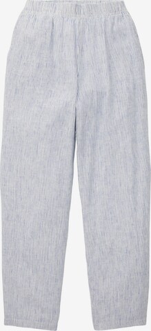 TOM TAILOR DENIM Tapered Pants in Blue: front