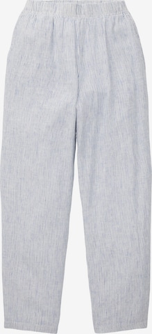 TOM TAILOR DENIM Tapered Pants in Blue: front