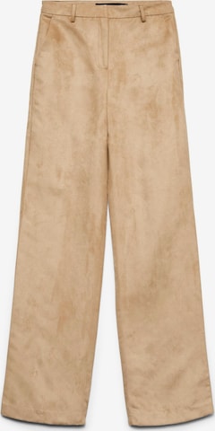 VERO MODA - regular Pantalón 'TIKKI' en marrón: frente