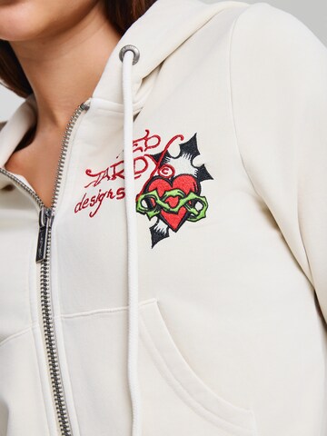 Ed Hardy Ζακέτα φούτερ σε μπεζ