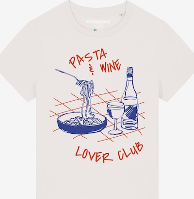 Watapparel T-Shirt 'Pasta lover club' in XXL in navy / rot / weiß, Produktansicht
