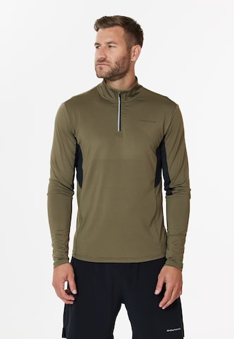 ENDURANCE Performance Shirt 'Lanbark' in Brown: front